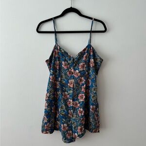 Floral Print Spaghetti Strap Dress